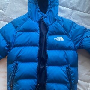 The North Face Boys Vibrant Blue Puffer Jacket